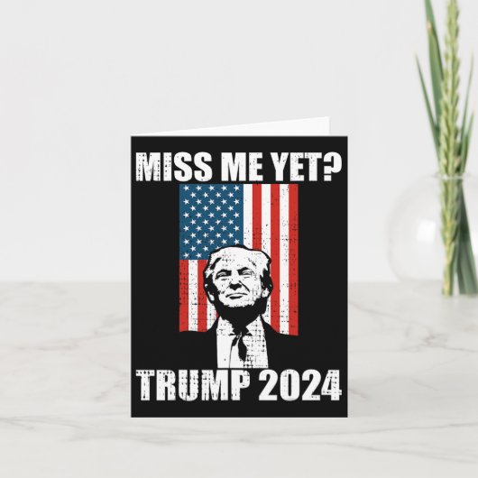 Ik nog grappig Trump 2024 Kaart (Voorkant)