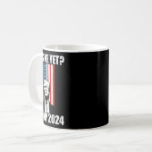 Ik nog grappig Trump 2024 Koffiemok (Voorkant links)