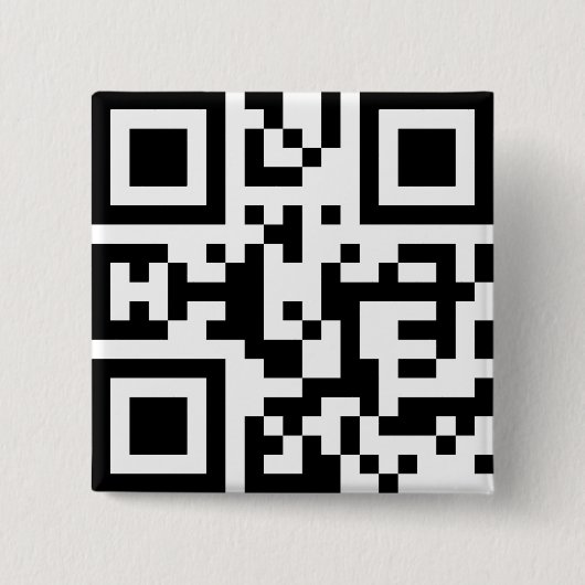 Ik❤NY -- QR Code Vierkante Button 5,1 Cm (Voorkant)