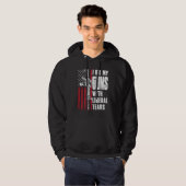 Ik olie mijn Pistolen met liberale tranen Pistool Hoodie (Voorkant volledig)