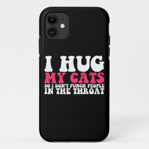 Ik omhels mijn katten zodat ik mensen niet in de k Case-Mate iPhone case