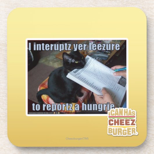 Ik onderbreek yer Leezure Onderzetter (Voorkant)