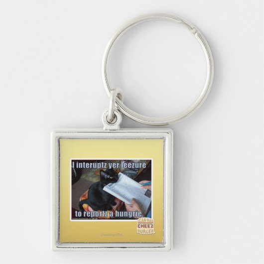 Ik onderbreek yer Leezure Sleutelhanger (Voorkant)