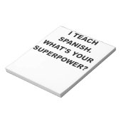 IK ONDERTEK SPAANS WAT UW SUPERPOWER.png IS. Notitieblok (Linkerzijde)