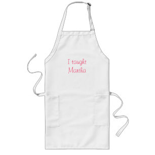 Ik onderwees Martha Lang Schort