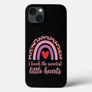 Ik Onderwijs De Mooiste Harten Regenboog Leraar Case-Mate iPhone Case