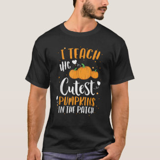 Ik Onderwijs De Schattigste Pompoenen In De Patch  T-shirt