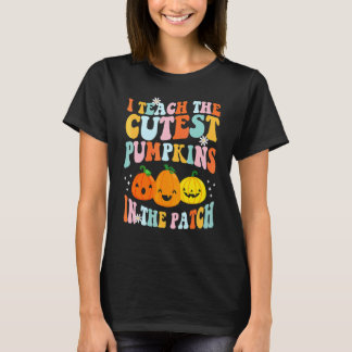 Ik Onderwijs De Schattigste Pompoenen In De Tuin L T-shirt