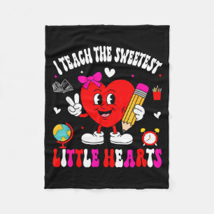 Ik Onderwijs Het Allerzoetste Hartje Leraar Valent Fleece Deken
