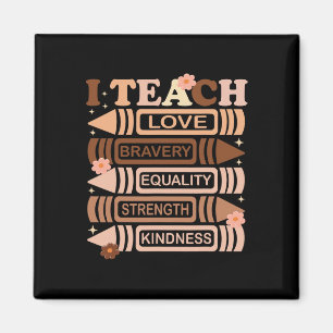 Ik Onderwijs Liefde Gelijkheid Zwarte Geschiedenis Magneet