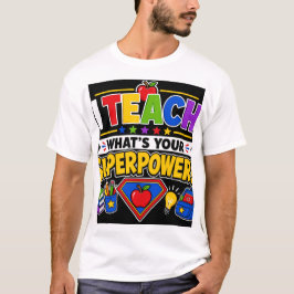 Ik Onderwijs Wat Is Jouw Superkracht T-shirt