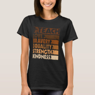 Ik Onderwijs Zwarte Geschiedenis Maand Melanine Kr T-shirt