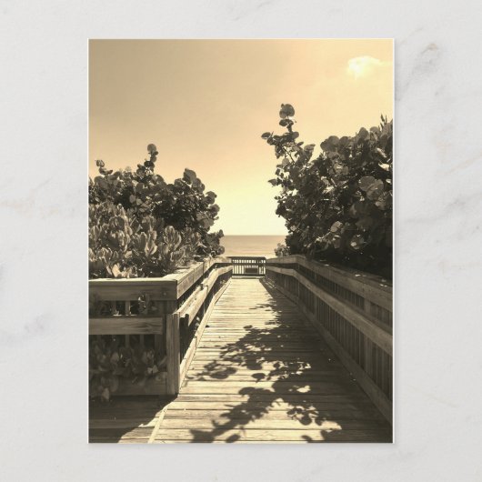 Ik ontmoet me op het strand briefkaart (Voorkant)