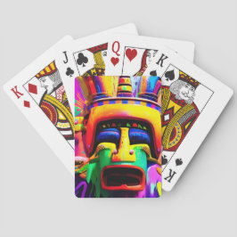 Ik ontmoette de heksendokter Ken Gage Fantasy Pokerkaarten