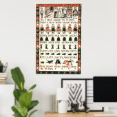 Ik ontmoette een Man met zeven vrouwen Poster (Thuiskantoor)