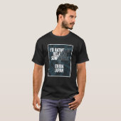 Ik ontspan liever ergens in China T-shirt (Voorkant volledig)