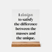 Ik ontwerp acryl bord (Voorkant)