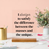 Ik ontwerp acryl bord (Huwelijk)