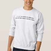 Ik ontwerp Basic Sweatshirt voor heren (Voorkant)
