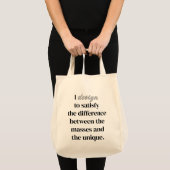 Ik ontwerp boodschappentas tote bag (Voorkant (product))