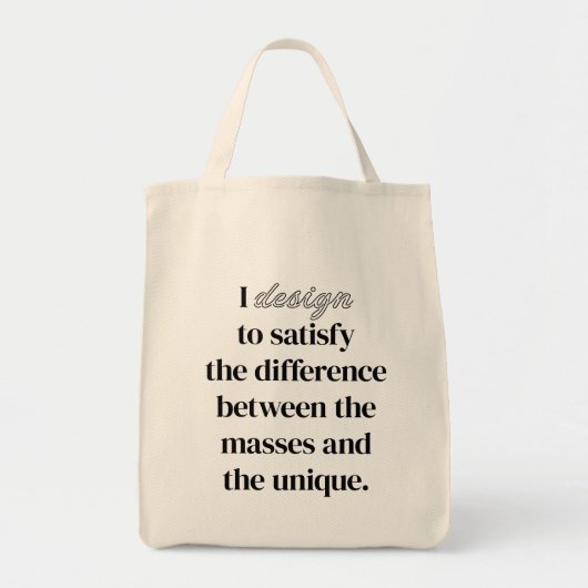 Ik ontwerp boodschappentas tote bag (Voorkant)