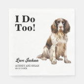 Ik ook! Engelse Springer Spaniel Hond Hond Hond Tr Servet (Voorkant)