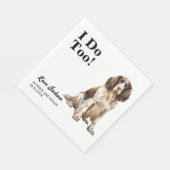 Ik ook! Engelse Springer Spaniel Hond Hond Hond Tr Servet (Hoek)