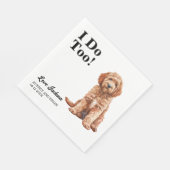 Ik ook! Goldendoodle Dog Pet Servet (Hoek)