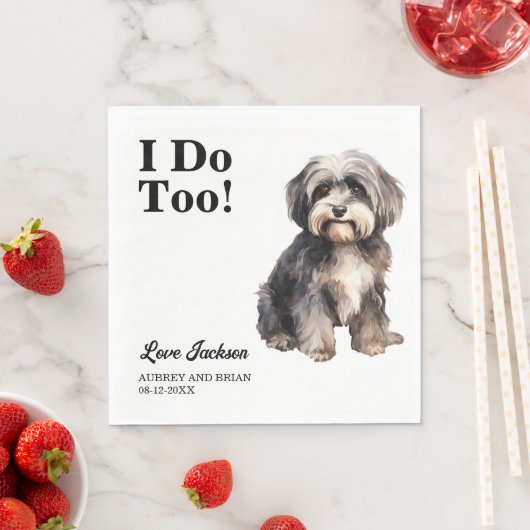 Ik ook! Havanese Hond Dier Servet (Insitu)