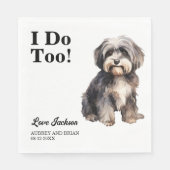 Ik ook! Havanese Hond Dier Servet (Voorkant)