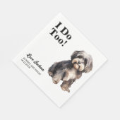Ik ook! Havanese Hond Dier Servet (Hoek)