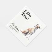 Ik ook! Hond Dier Greyhound Servet (Hoek)