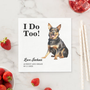 Ik ook! Lancashire Heeler hond huisdier Servet