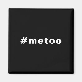 Ik ook, #metoo, trots zwart wit magneet