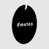 Ik ook, #metoo, trots zwart wit ornament (voorkant)