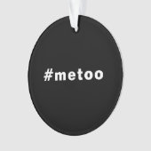 Ik ook, #metoo, trots zwart wit ornament (voorkant)