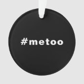Ik ook, #metoo, trots zwart wit ornament (voorkant)