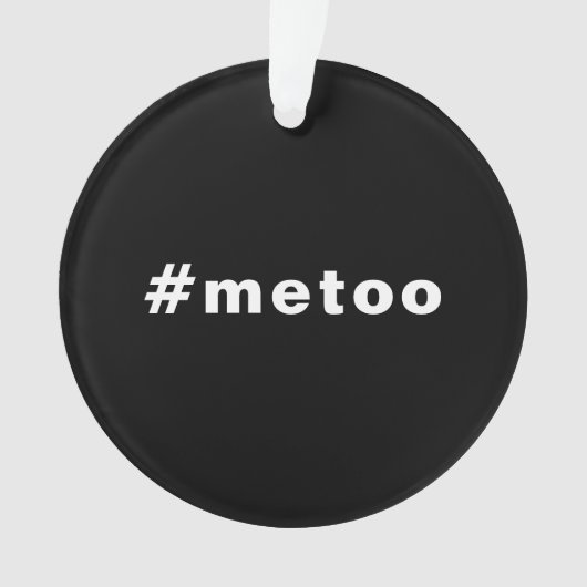 Ik ook, #metoo, trots zwart wit ornament (voorkant)