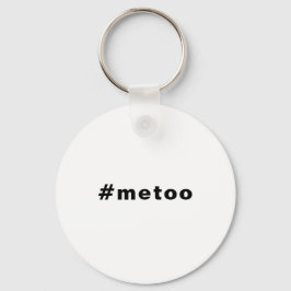 Ik ook, #metoo, trots zwart wit sleutelhanger