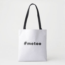 Ik ook, #metoo, trots zwart wit tote bag