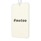 Ik ook, #metoo, trots zwarte witte auto luchtverfrisser (Links)