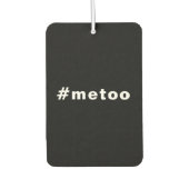 Ik ook, #metoo, trots zwarte witte auto luchtverfrisser (Voorkant)