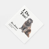 Ik ook! Newfoundlander Hond Dier Servet (Hoek)