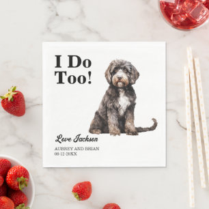 Ik ook! Portugese Waterdog Foto Servet