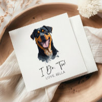Ik ook! Rottweiler Hond Huisdier Bruiloft