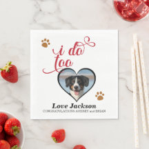 Ik ook! Trouwservet met uw honden Foto