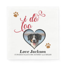 Ik ook! Trouwservet met uw honden Foto