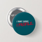 Ik Oordeel Niet Ronde Button 5,7 Cm (Voorkant /achterkant)