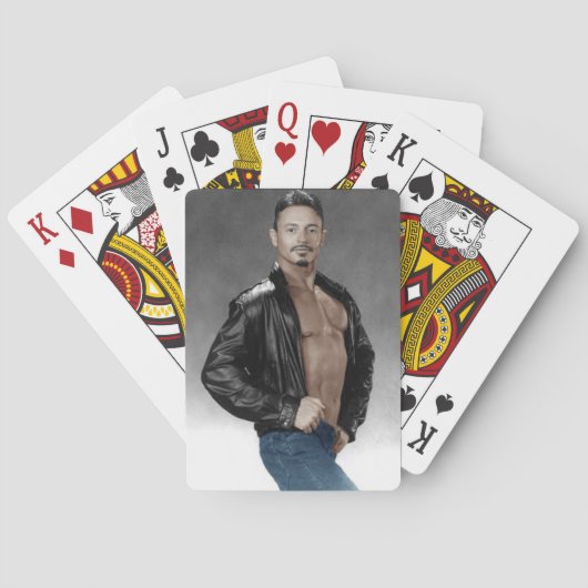 Ik op 44-jarige leeftijd pokerkaarten (Achterkant)