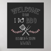 Ik Organiseer een BBQ Bruidsmeisje Uitnodiging Ver Poster (Voorkant)